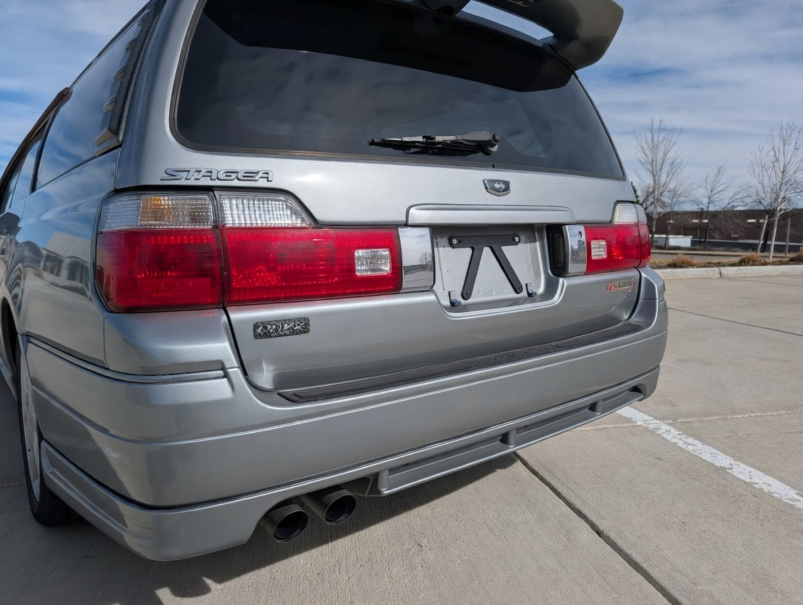 Nissan Stagea NA Plate Conversion Bracket