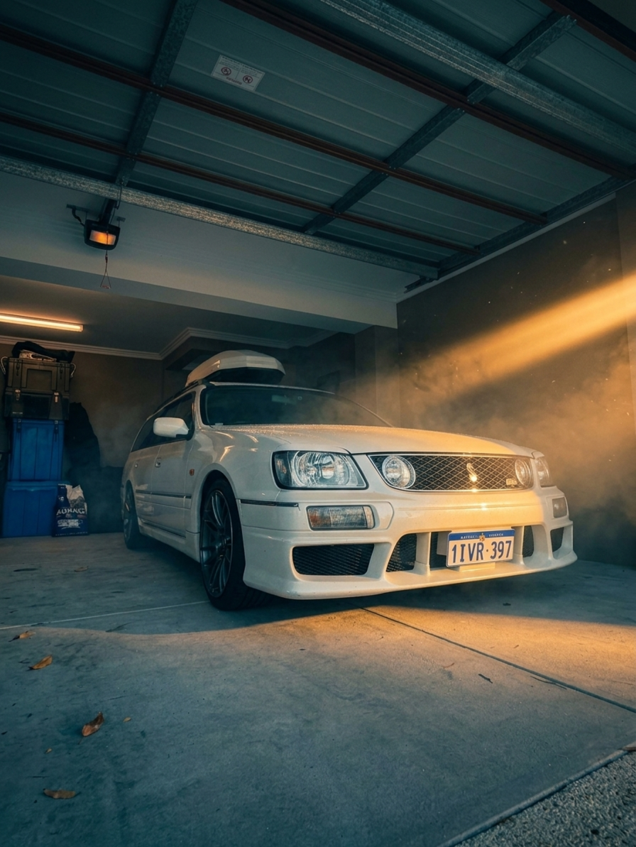 Nissan Stagea S2: Freeway Dolphin Eyelids